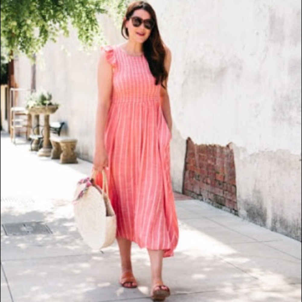 Free People Chambray Midi Dress